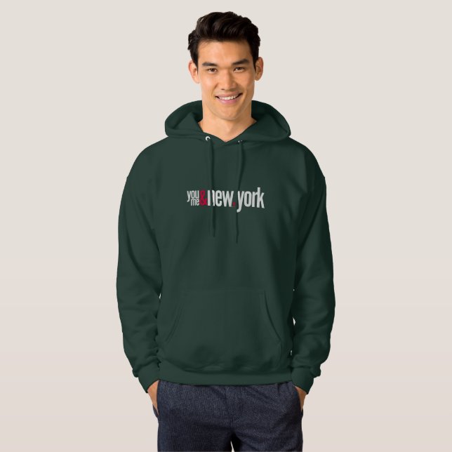 Men's Pullover Hoodie | Warm NYC Travel Gear | New (Devant entier)
