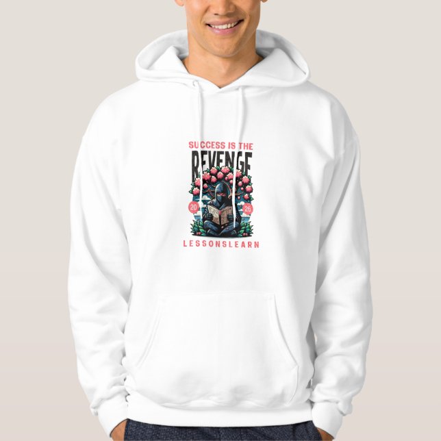 MEN'S SUCCESS REVENGE LESSONS LEARN PULLOVER HOODI (Devant)