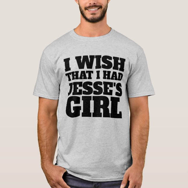MEN'S VINTAGE JESSE'S GIRL VALENTINE'S DAY T-SHIRT (Devant)