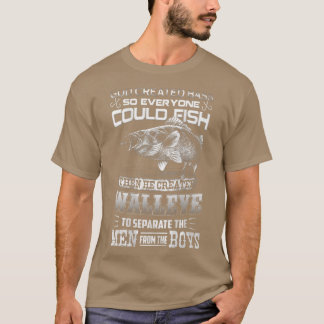 Mens WalleyeSépare Les Hommes Du Tshirt Garçon