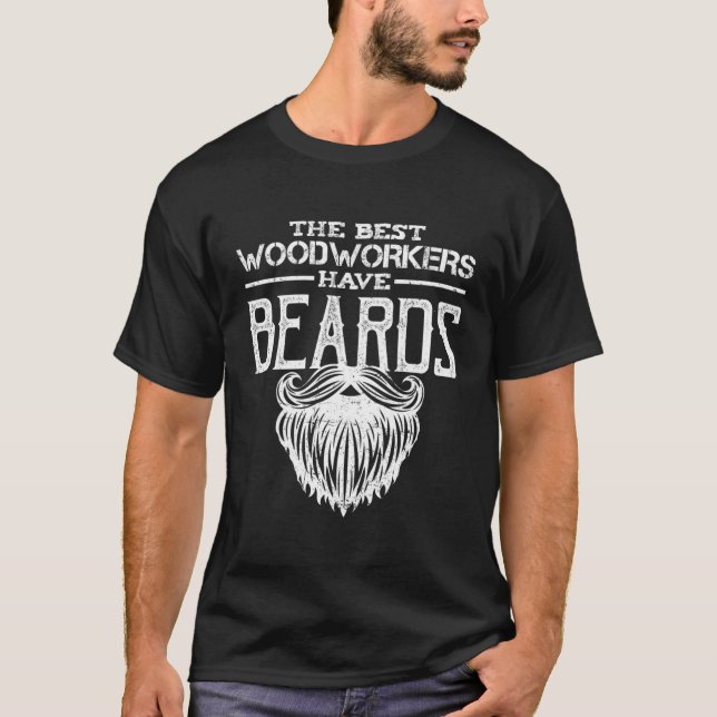 Mens Woodworking Gift T-Shirt Woodworker Carpentry (Devant)