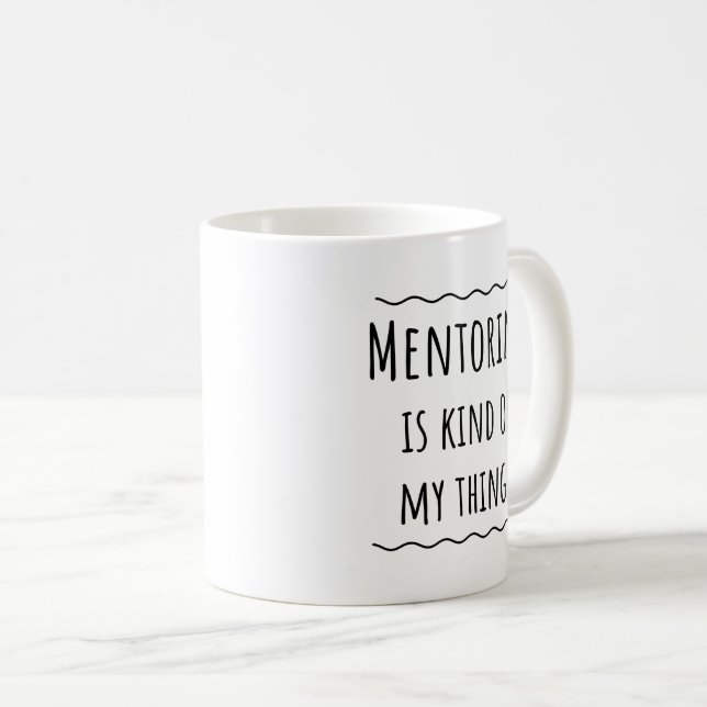 Mentacher Enseignant drôle Idée cadeau café Mug Cu (Devant droit)