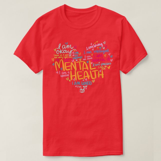 Mental Health Awareness Depression Pullover Heart  (Design devant)
