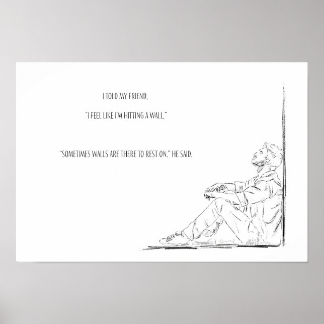 Mental Health Awareness Self Love Poster (Devant)