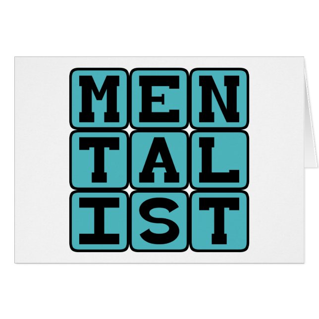 Mentaliste, Liseur de Pensées (Devant horizontal)