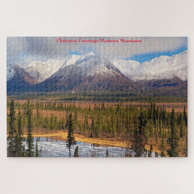 Mentasta Mounts Alaska Jigsaw Puzzle (Horizontal)
