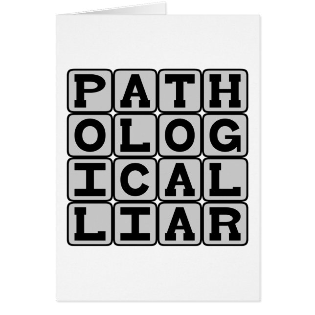 Menteur Pathologique, Compulsion à Fabuler (Devant)