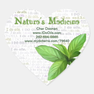 Menthe poivrée "Je fais des huiles" Étiquette