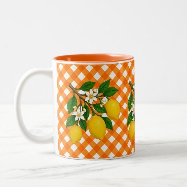 Menton Lemon Two-Tone Mug (Gauche)
