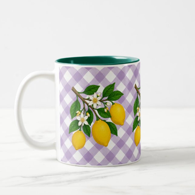 Menton Lemon Two-Tone Mug (Gauche)