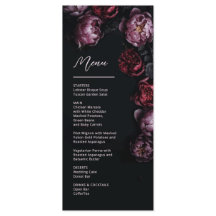 3D Purple and Dark Red Peony Wedding