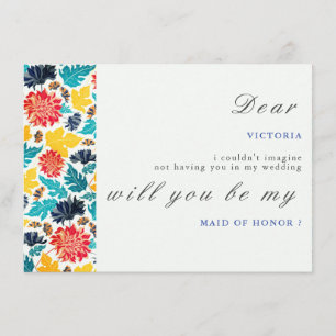 Menu Aquarelle bleu naturel Jaune Mariage de tournesols