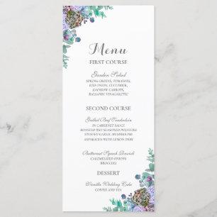 Menu Automne Automne Citrouille Floral Mariage