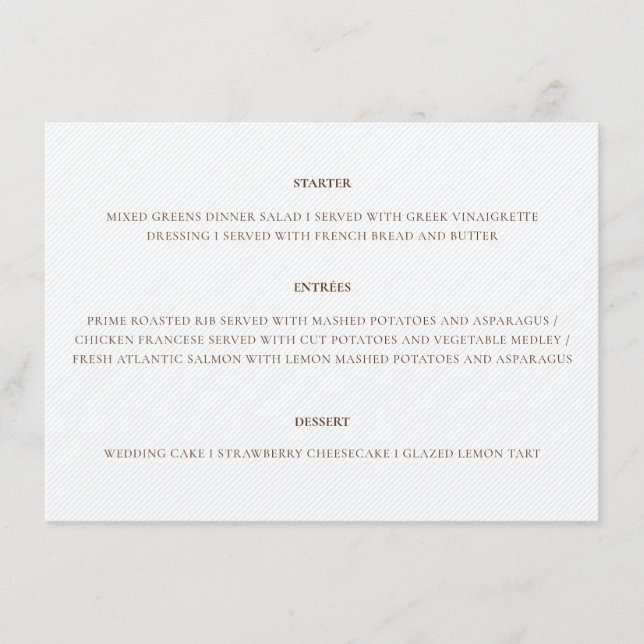 Menu Baiser Français Fleurs de Raisin de Baie Douce Mar (Devant)