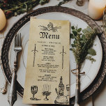 Menu Banquet de mariage de fantasy médiéval<br><div class="desc">Banquet de mariage de fantasy médiévale</div>