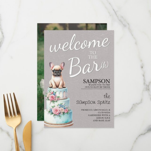 Menu Bar Bulldog (Devant/Arrière en situation)