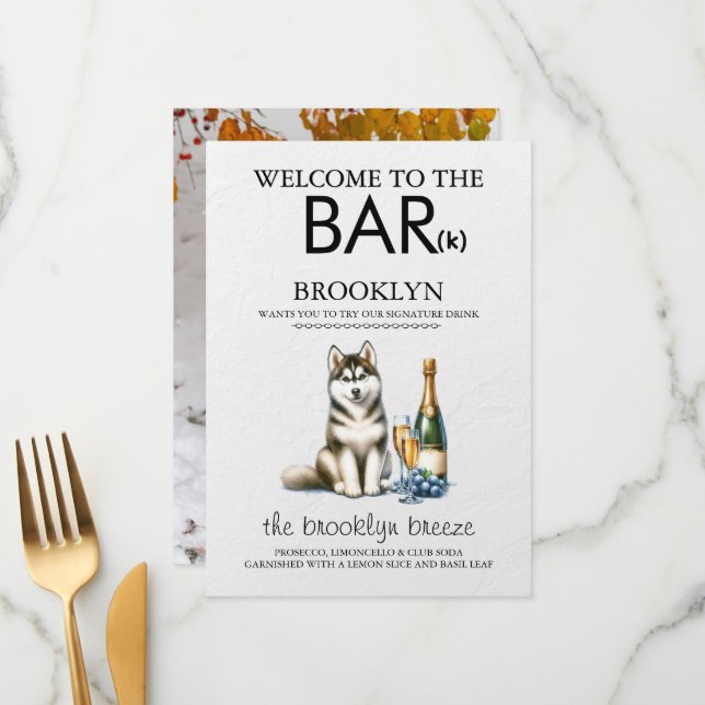 Menu Bar Husky (Devant/Arrière en situation)