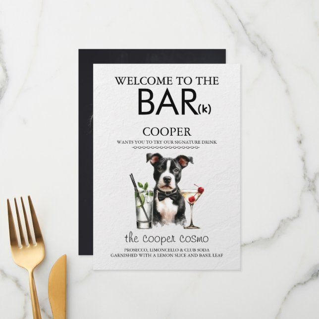 Menu Bar Pitbull (Devant/Arrière en situation)