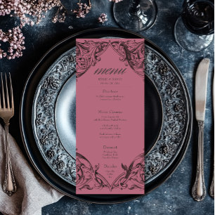 Menu Batte victorienne jusqu'à la mort Mariage noir & v