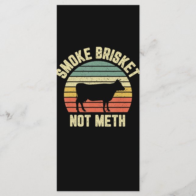 Menu Bbq Fumée Brisket Pas Novelty Grilling (Devant)