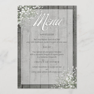 MENU BÉBÉ RUSTIQUE