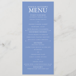 Menu Bleu de Cornflower
