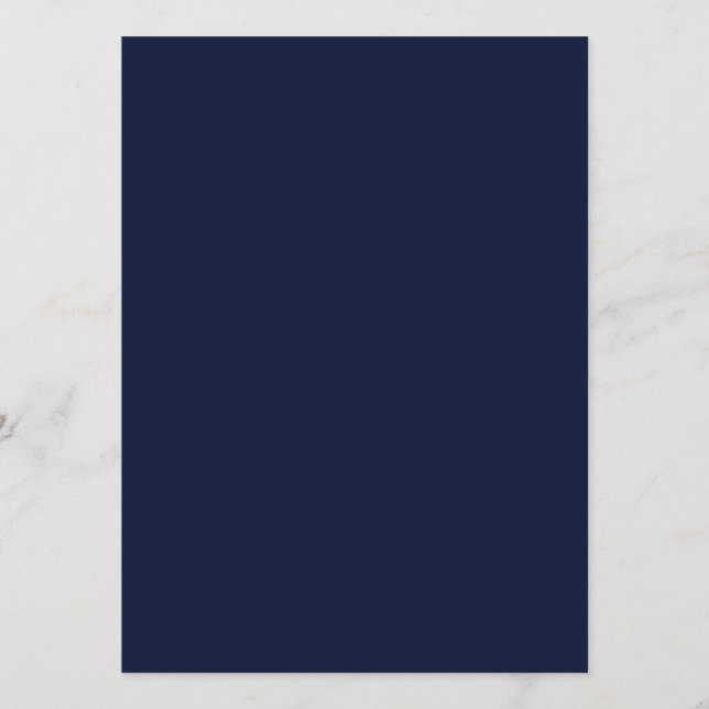 Menu Bleu Nuit Marine Uni (Devant)