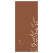 Boho Earthy Botanical Elégant Mariage ivoire