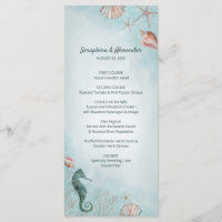 Bord de mer | Beach Blue Watercolor Mariage