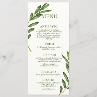 Menu Branche d'Olivier
