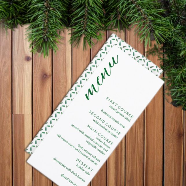 Menu Branches de pin des bois (Créateur téléchargé)