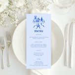Menu Buffet Whimsical Table Doodle Croquis Moderne PERS<br><div class="desc">Utilisez ces cartes de menu sucrées et fantaisistes pour votre mariage, fête de fiançailles, douche nuptiale ou autre événement. Main dessinée par moi pour toi. Entièrement modifiable, ajoutez votre propre texte ou couleur arrière - plan. Cliquez sur "personnaliser" pour modifier le texte et "modifier la conception" pour modifier les polices,...</div>
