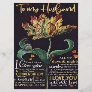 Menu Cadeau customisé pour mari Meilleur cadeau pour