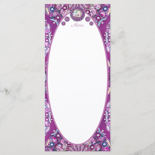 Menu Cardinal Red Rosace (Devant)