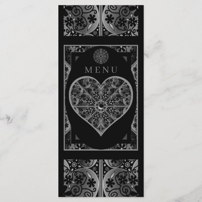 Menu Céramique noir (Dos)