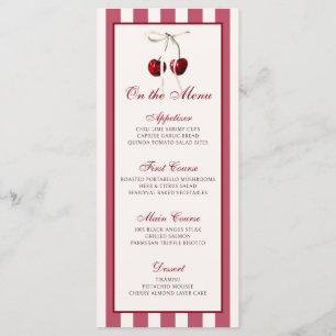 Menu Cerise triée