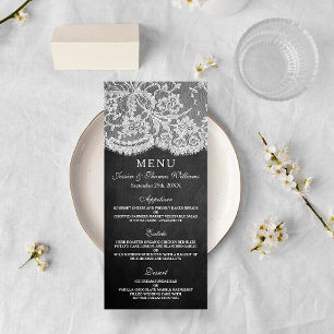 Menu Chalkboard & Lace Collection Modèles