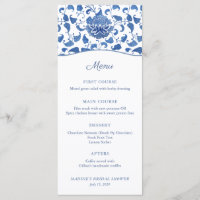 Chinoiserie Chic Wedding shower Bleu Et Blanc