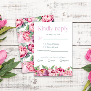 Menu Choix Mariage RSVP