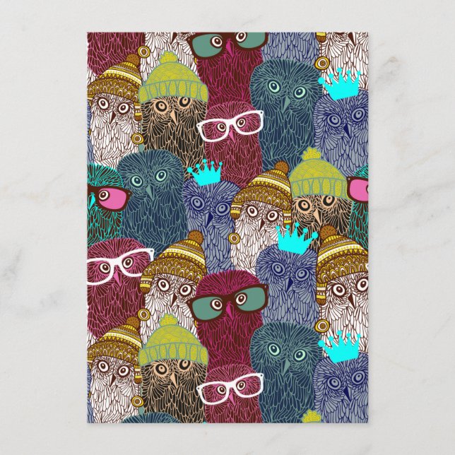 Menu Chouette dans la couronne (Devant)