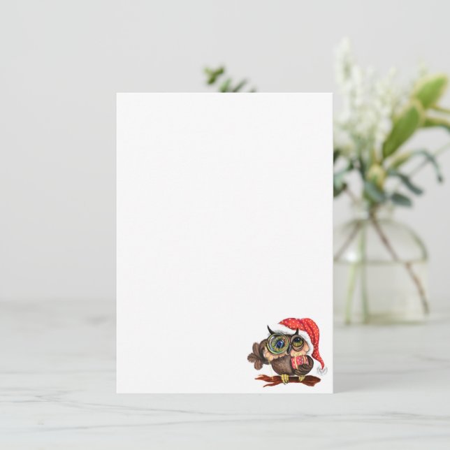 Menu Chouette de Noël (Debout devant)