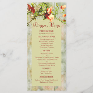 Menu Clôture peinte avec fleurs de printemps