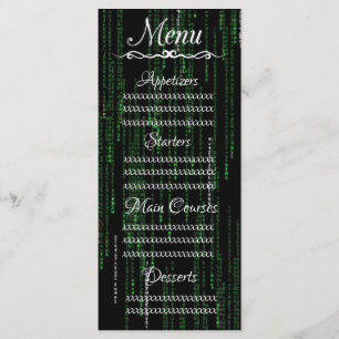 Menu Code matrice