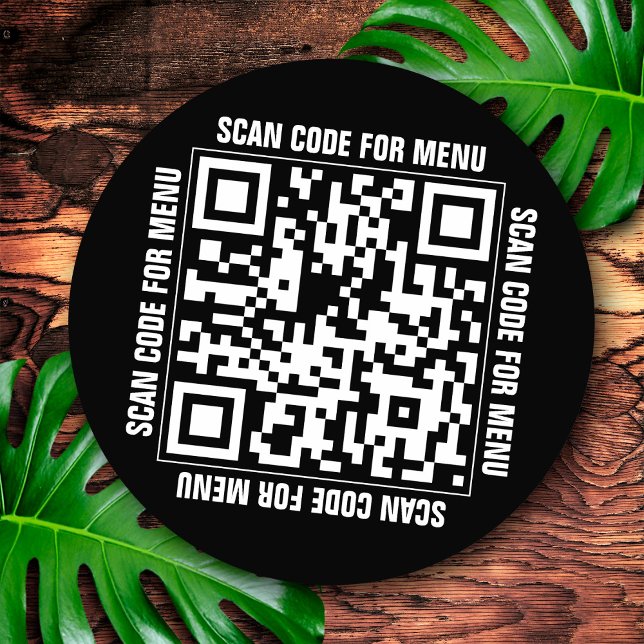 Menu Code QR Restaurants Stickers (Créateur téléchargé)