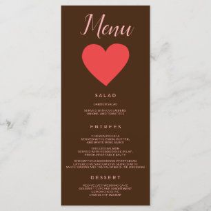 Menu Coeur mignon