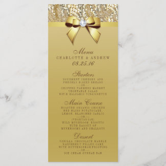 Menu Collection Mariage de la séquence d'or