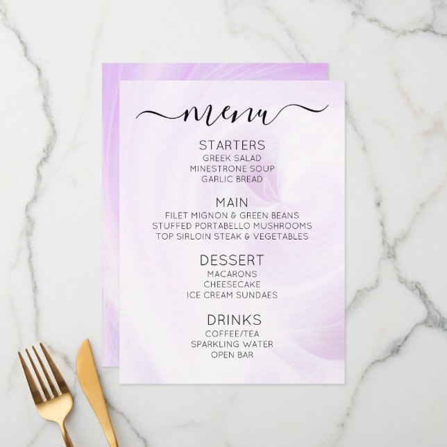 Menu Créez vos propres spirales de lumière blanche pers (Devant/Arrière en situation)