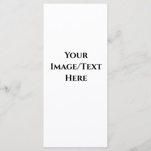 Menu Créez votre propre (Devant)