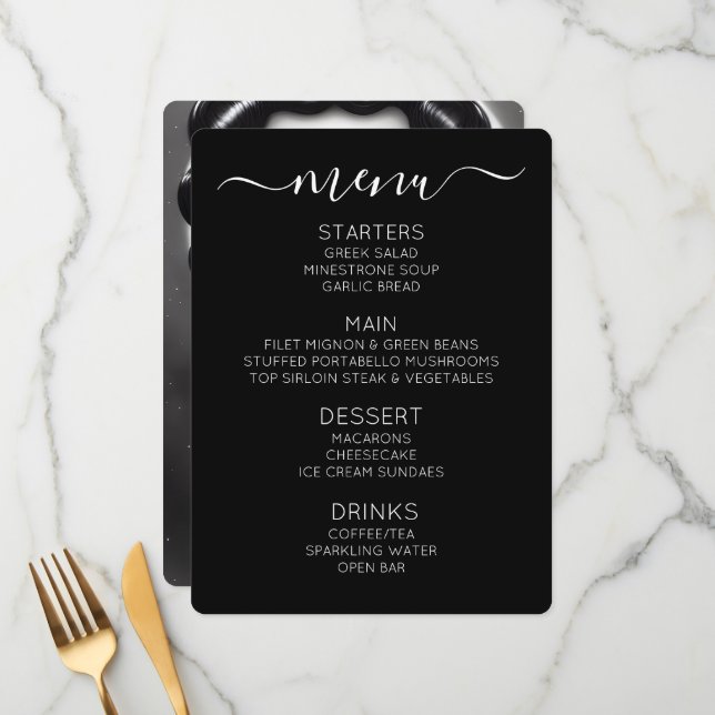 Menu Créez Votre Propre Épingle Pin-Up Retro Black Star (Devant/Arrière en situation)