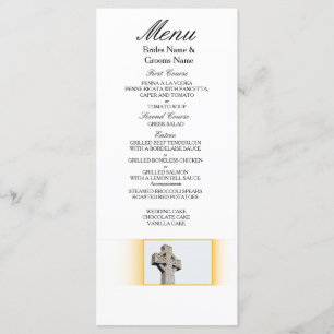 Menu Croix écossaise-Mariage-celtique
